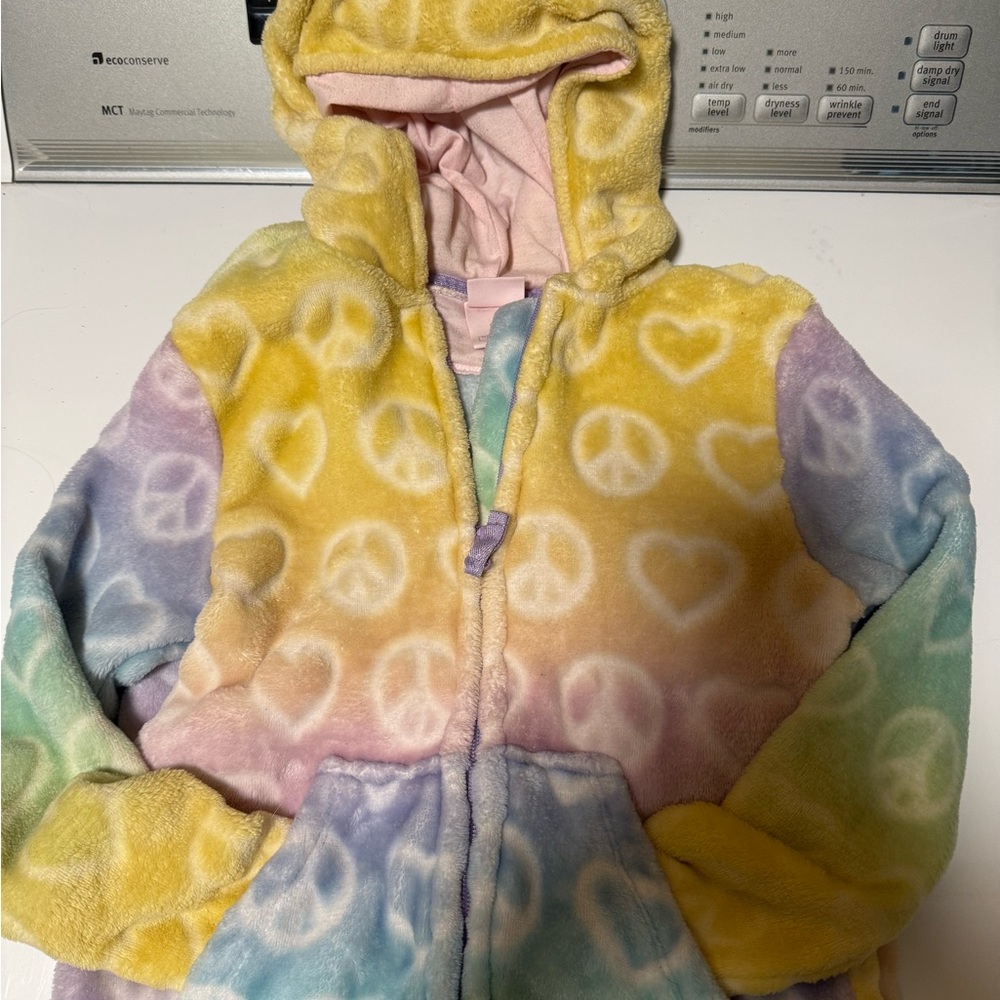Girls small Fleece pajama suit